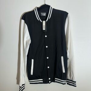 Black and White Varsity Jacket